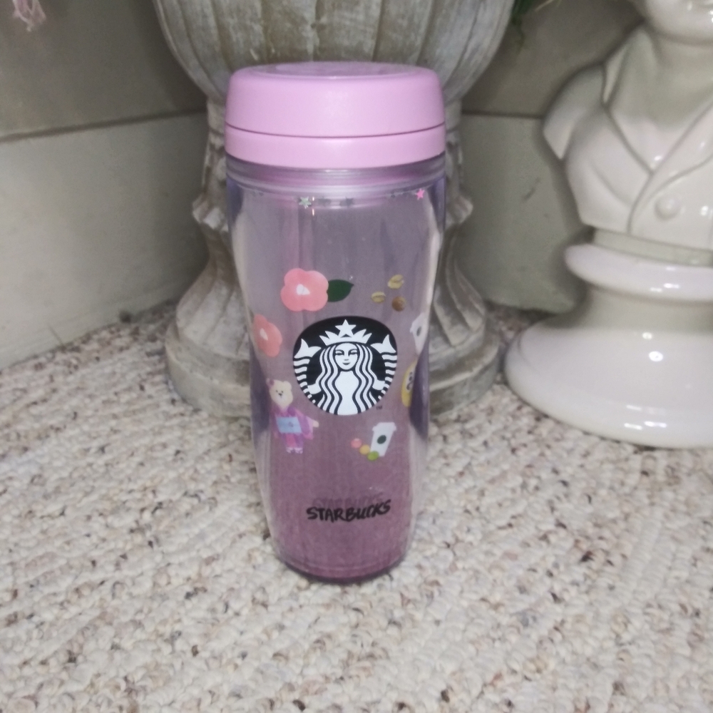 Starbucks Collectible Japanese New Year 2021 Bottle Icons Light Purple Tumbler